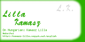 lilla kamasz business card